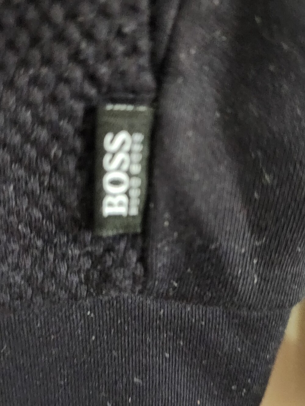 BOSS Men's Dark Navy Full-Zip Sweater - Picture 4 of 9
